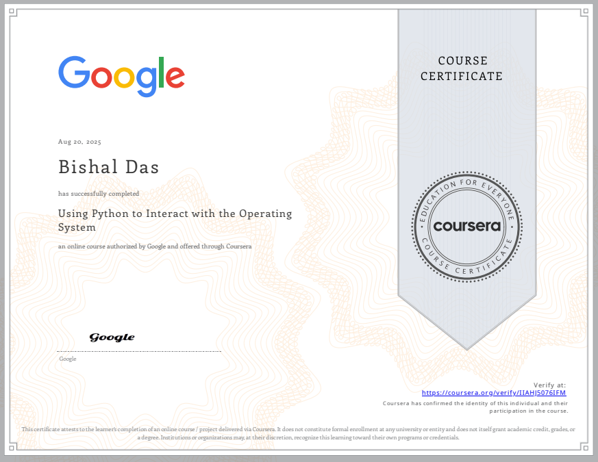 Using Python to Interact with the Operating System